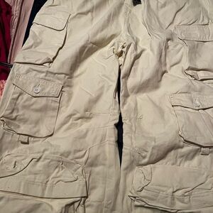 Fashion Nova Off-White Cargo Pants